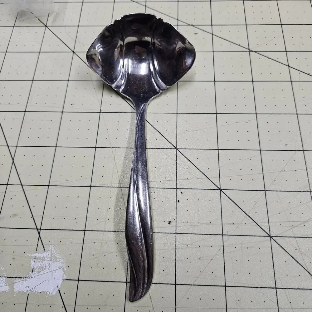 Amere Gravy Ladle Vintage Stainless Flatware Japan Retired Aef4 Swirl Glossy 6